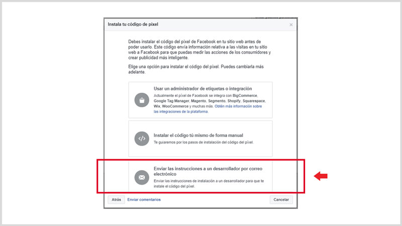 como crear pixel de facebook 6